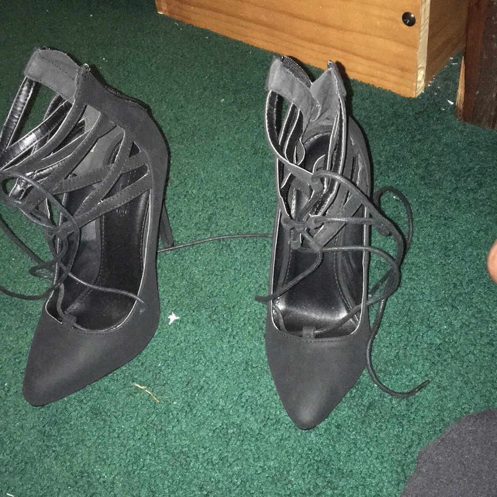 Black heels